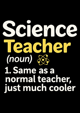 Science Teacher Definition T-Shirt Design