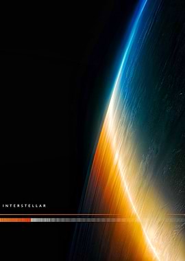 Interstellar Movie Poster Space View