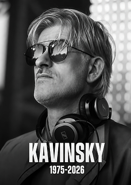 Kavinsky Portrait with Headphones