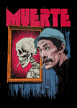 Don Ramon Muerte Skull Poster