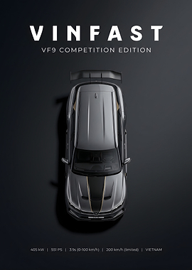 VinFast VF9 Competition Edition Top View