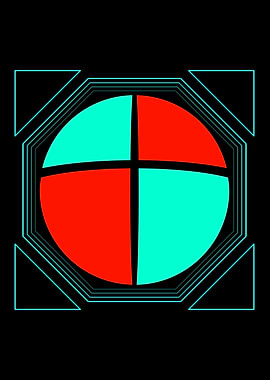 Geometric Abstract Circle Design