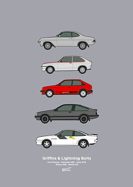Luton Griffins and Lightning Bolts classic car collection