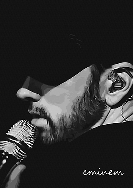 Eminem Performing Live Portrait