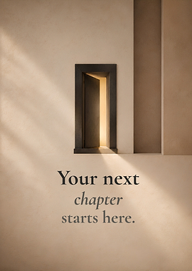 Your Next Chapter - New Beginning Wall Art