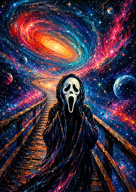 Ghostface Cosmic Scream Painting