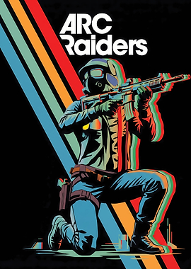 ARC Raiders Retro Gaming Poster