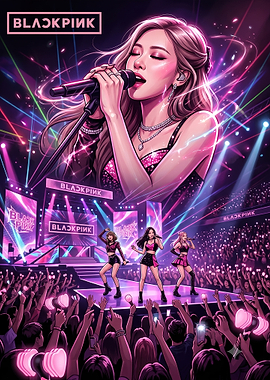 BLACKPINK Concert Performance Art