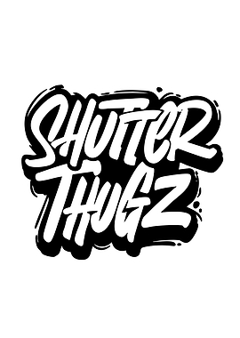 Shutter Thugz Graffiti Text Art