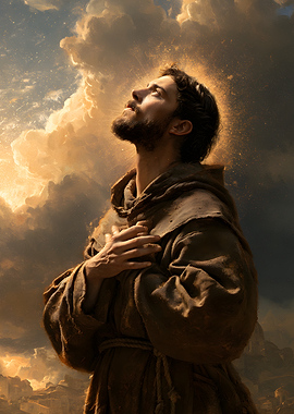 Saint Francis of Assisi in Prayer