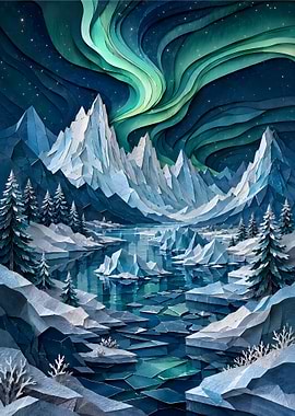 Northern Lights & Arctic Glacier