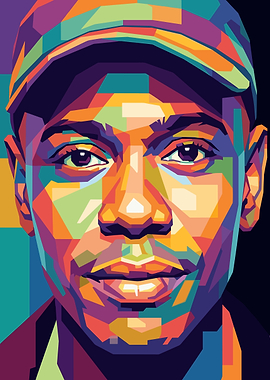 Dave Chappelle WPAP Pop Art Portrait