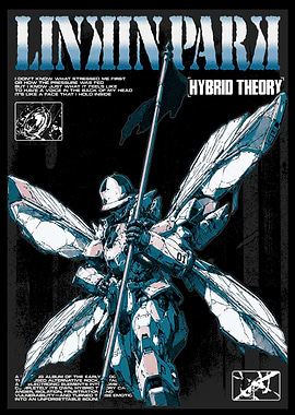 Linkin Park Hybrid Theory Mecha Poster