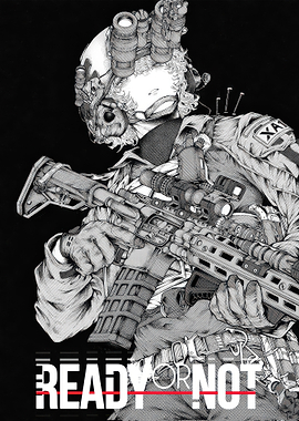 Ready or Not Tactical Operator Illustration