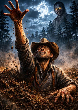 Cowboy Rising from the Grave