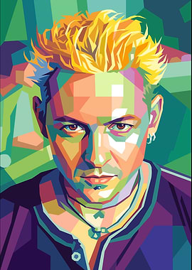 Chester Bennington WPAP Pop Art Portrait