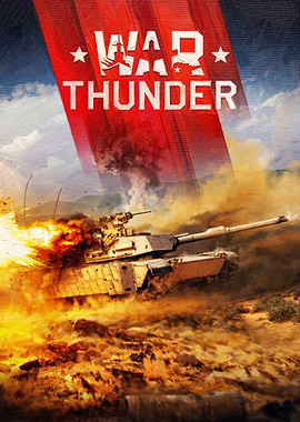 War Thunder Tank Combat Poster