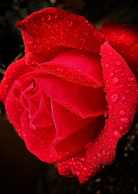 Crimson Rose — After the Rain