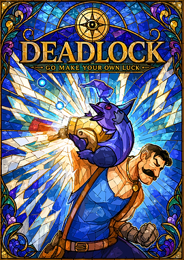 Deadlock Stained Glass Poster
