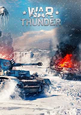 War Thunder Winter Tank Battle