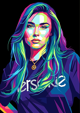Madison Beer Pop Art Portrait