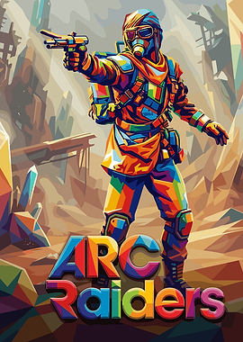 ARC Raiders Colorful Post-Apocalyptic Poster