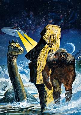 Cryptids and UFOs Surreal Art