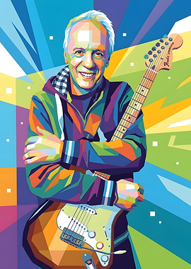 Robin Trower Pop Art Portrait