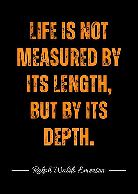 Ralph Waldo Emerson Inspirational Quote Poster
