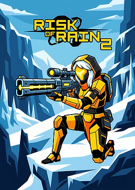 Risk of Rain 2 Sniper Poster