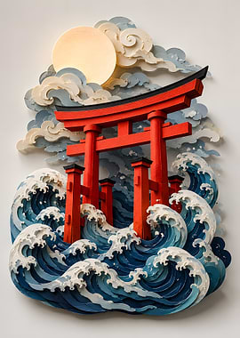 Floating Torii Gate