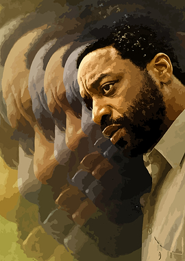 Chiwetel Ejiofor Portrait Art