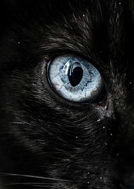 Extreme Close-up of Cat Eye