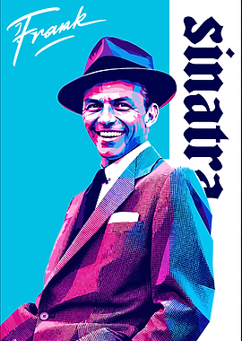 Frank Sinatra Pop Art Portrait