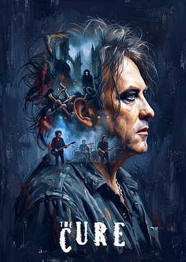 The Cure Band Portrait Poster