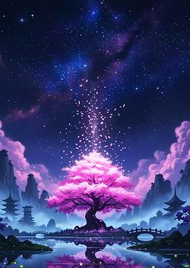 Sacred Cherry Blossom Island