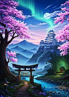 Aurora Cherry Blossom Castle