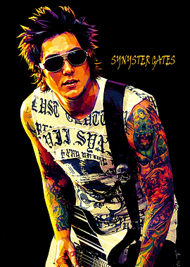 Synyster Gates Pop Art Portrait