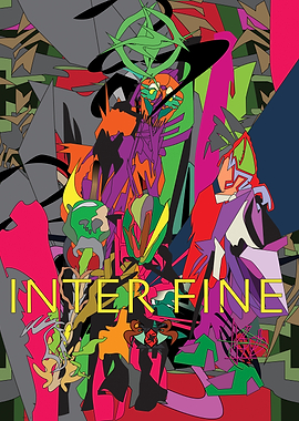 Interfine Abstract Geometric Poster