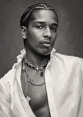 Portrait of A$AP Rocky