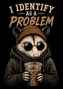 I Identify As A Problem Opossum