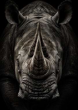 Rhinoceros Portrait