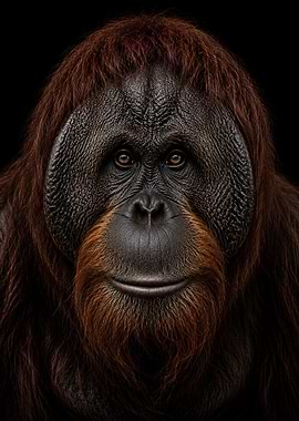 Orangutan Portrait