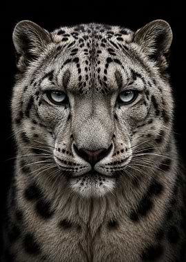 Snow Leopard Portrait