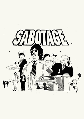 Beastie Boys Sabotage Music Video Illustration