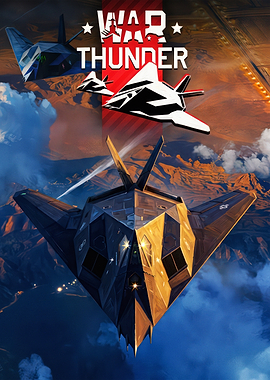 War Thunder F-117 Nighthawk Poster