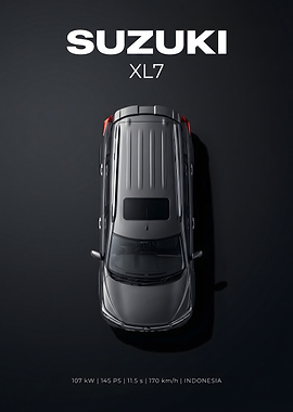 Suzuki XL7 Top-Down View Poster