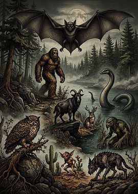 Cryptid Creatures of the Wilderness