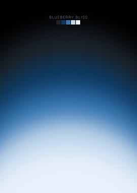 Blueberry Bliss Color Palette Gradient