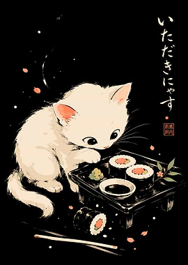 Cute Cat Sushi